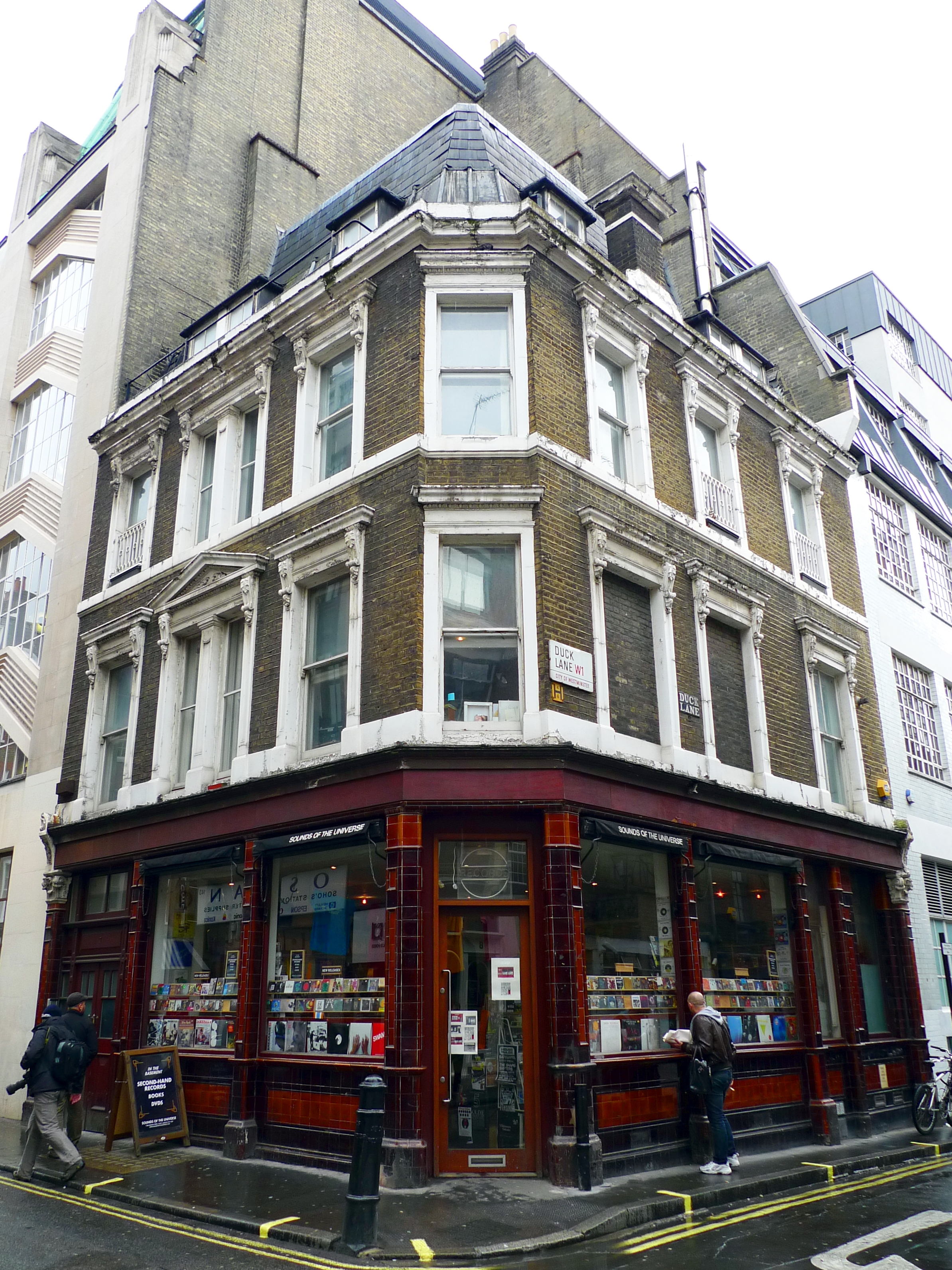 Sounds of the Universe record shop in London